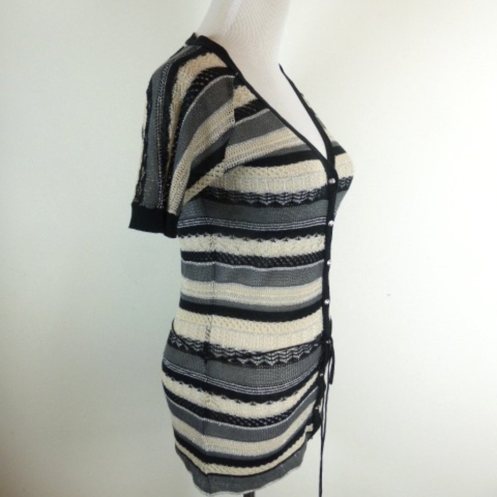 Charlotte Tarantola short sleeve cardigan top S